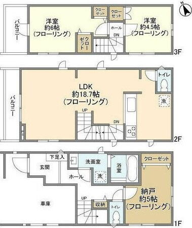 Ｋｏｌｅｔ狛江中和泉の物件間取画像